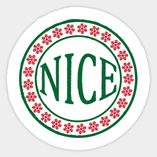 Nice Christmas Rubber stamp design Sticker